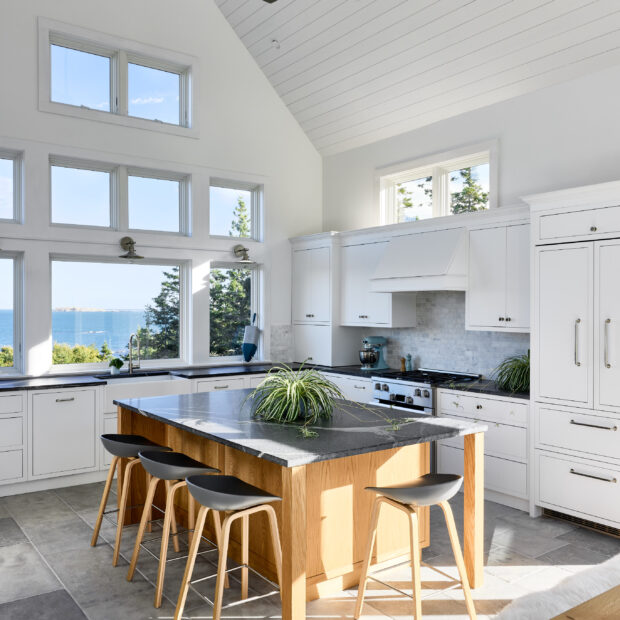 Coastal Kitchen Addition in Vinalhaven, Maine