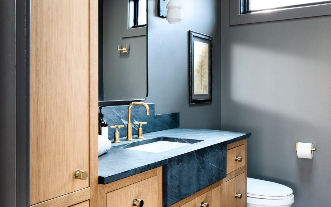 Four Tips to Create a Moody Primary Bathroom Like The One in this Del Ray, Alexandria, Virginia Home