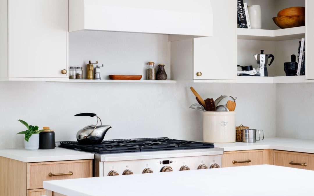 Wood + White Kitchen in Northwest, Washington, DC